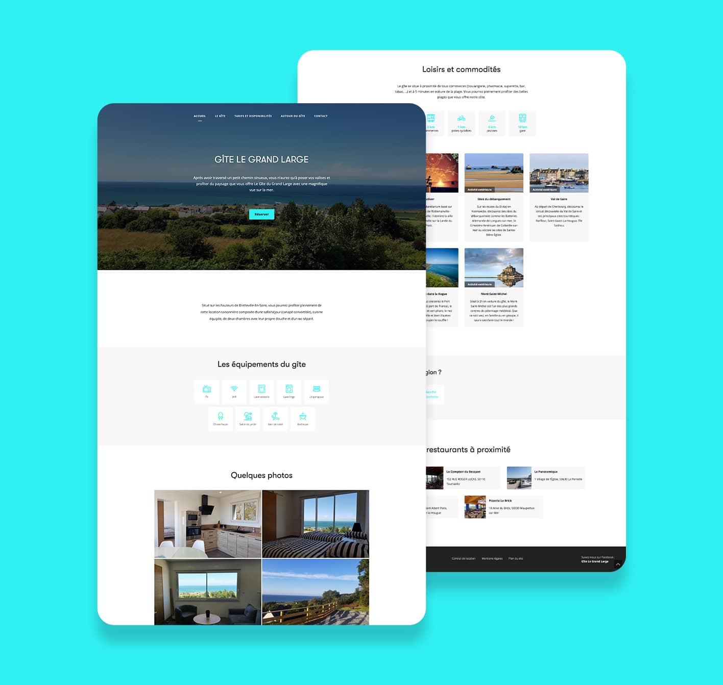 Site Gîte Le Grand Large